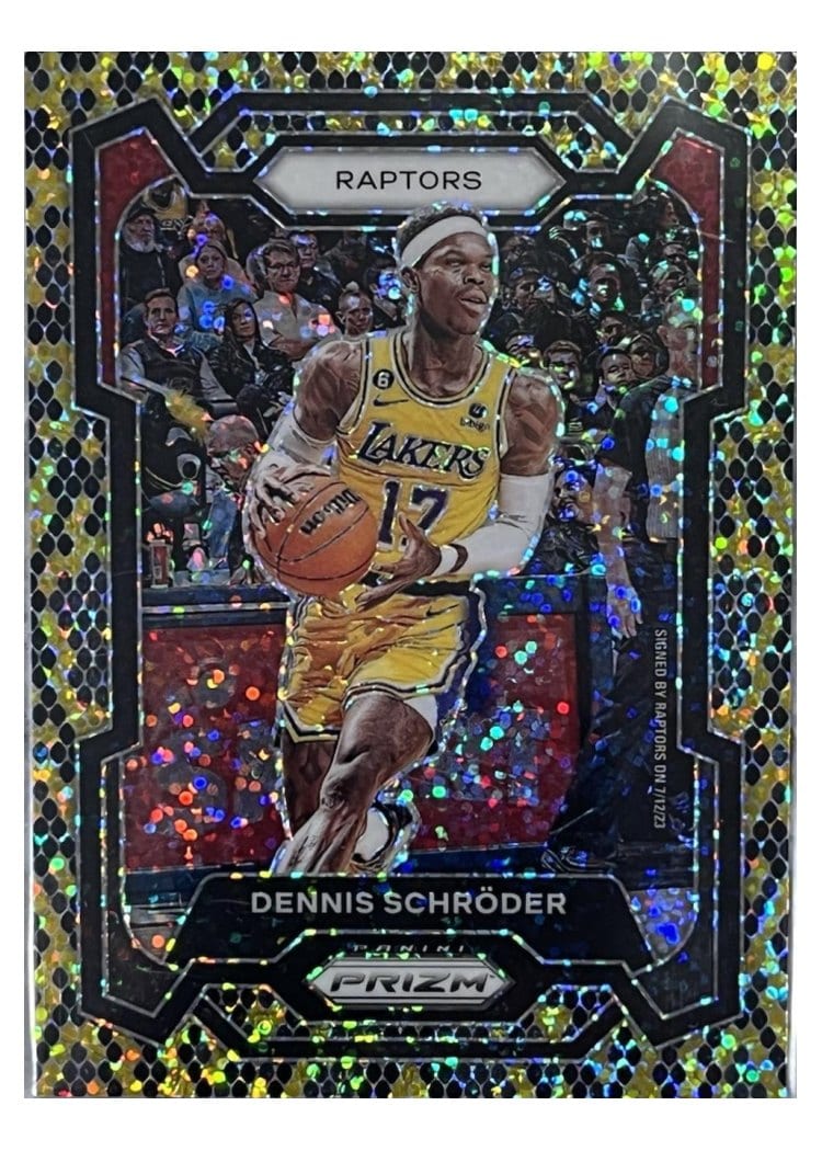 2023-24 Panini Prizm Base Set Dennis Schroder #265 card