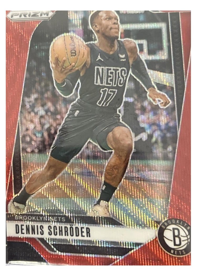 2024-25 Panini Prizm Base Set Dennis Schroder #218 card