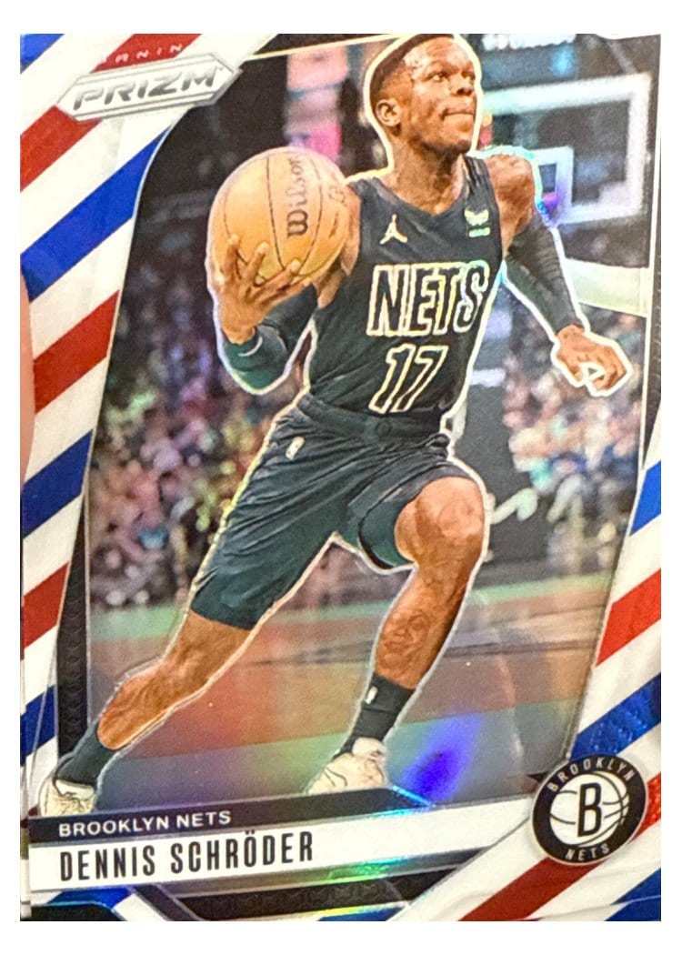 2024-25 Panini Prizm Base Set Dennis Schroder #218 card