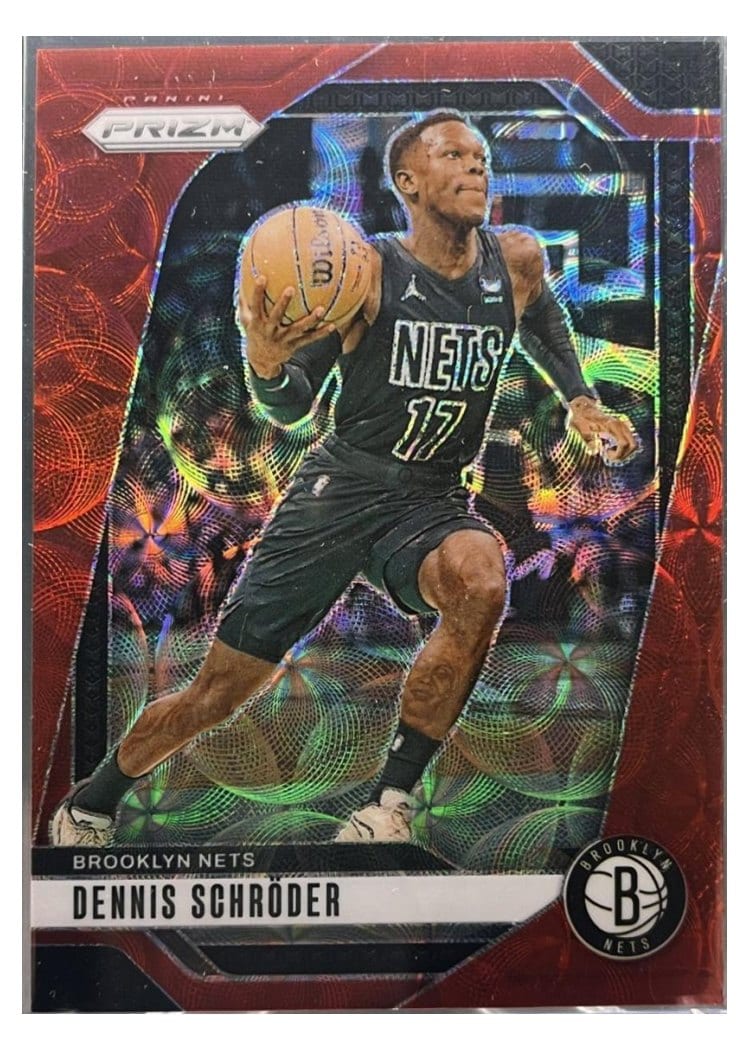 2024-25 Panini Prizm Base Set Dennis Schroder #218 card