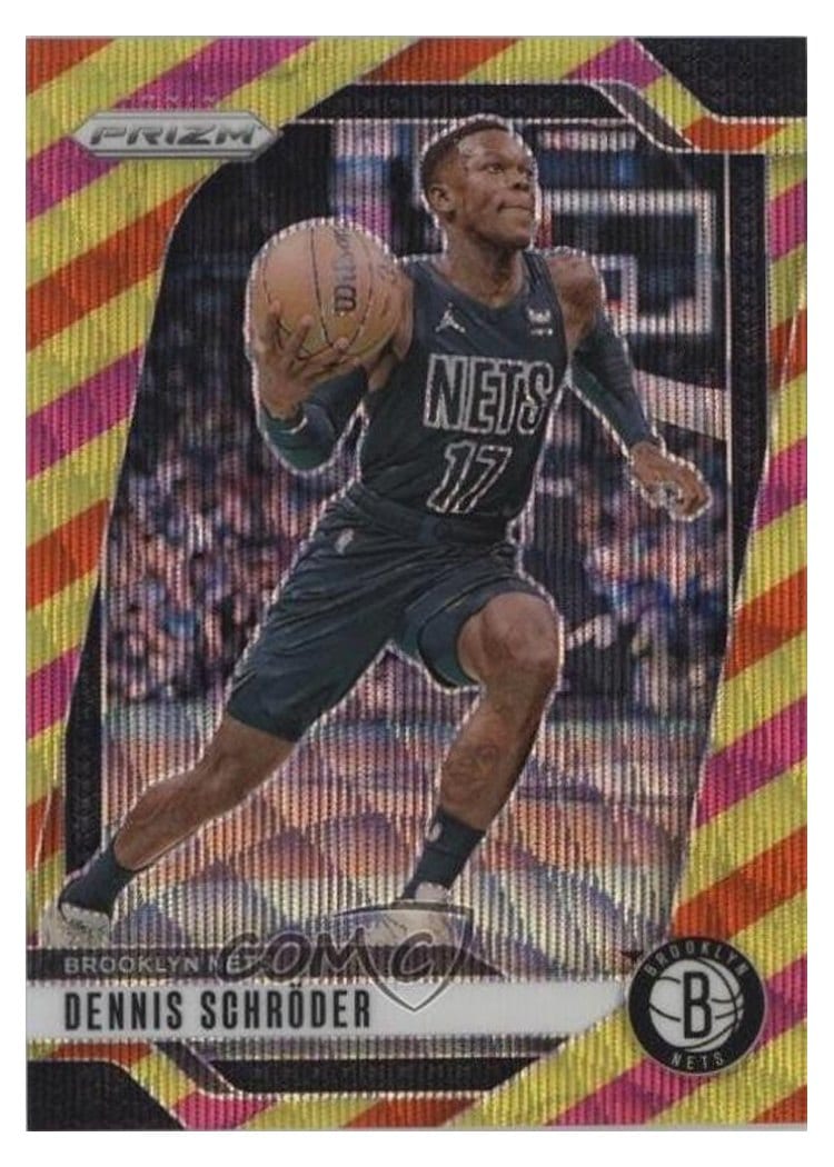 2024-25 Panini Prizm Base Set Dennis Schroder #218 card