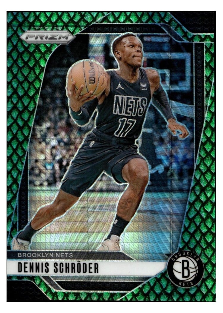 2024-25 Panini Prizm Base Set Dennis Schroder #218 card