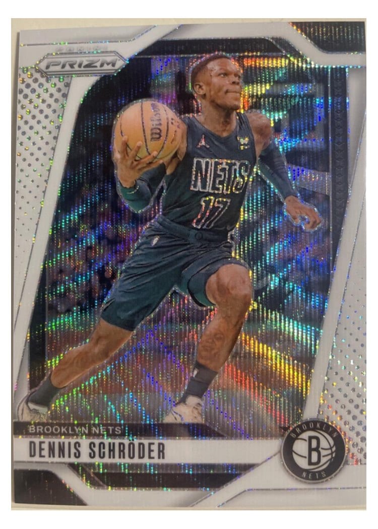 2024-25 Panini Prizm Base Set Dennis Schroder #218 card