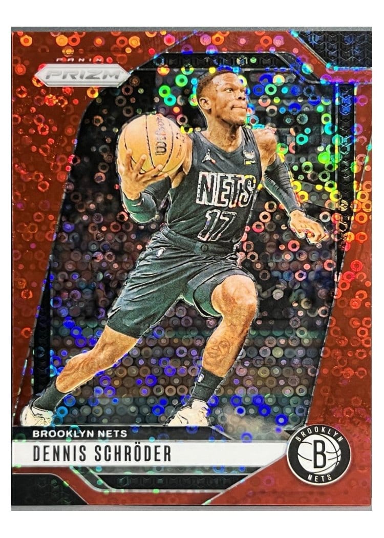 2024-25 Panini Prizm Base Set Dennis Schroder #218 card