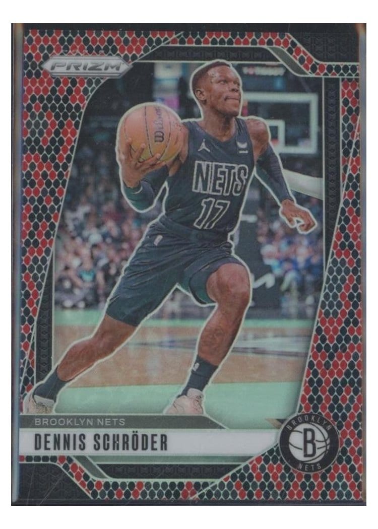 2024-25 Panini Prizm Base Set Dennis Schroder #218 card