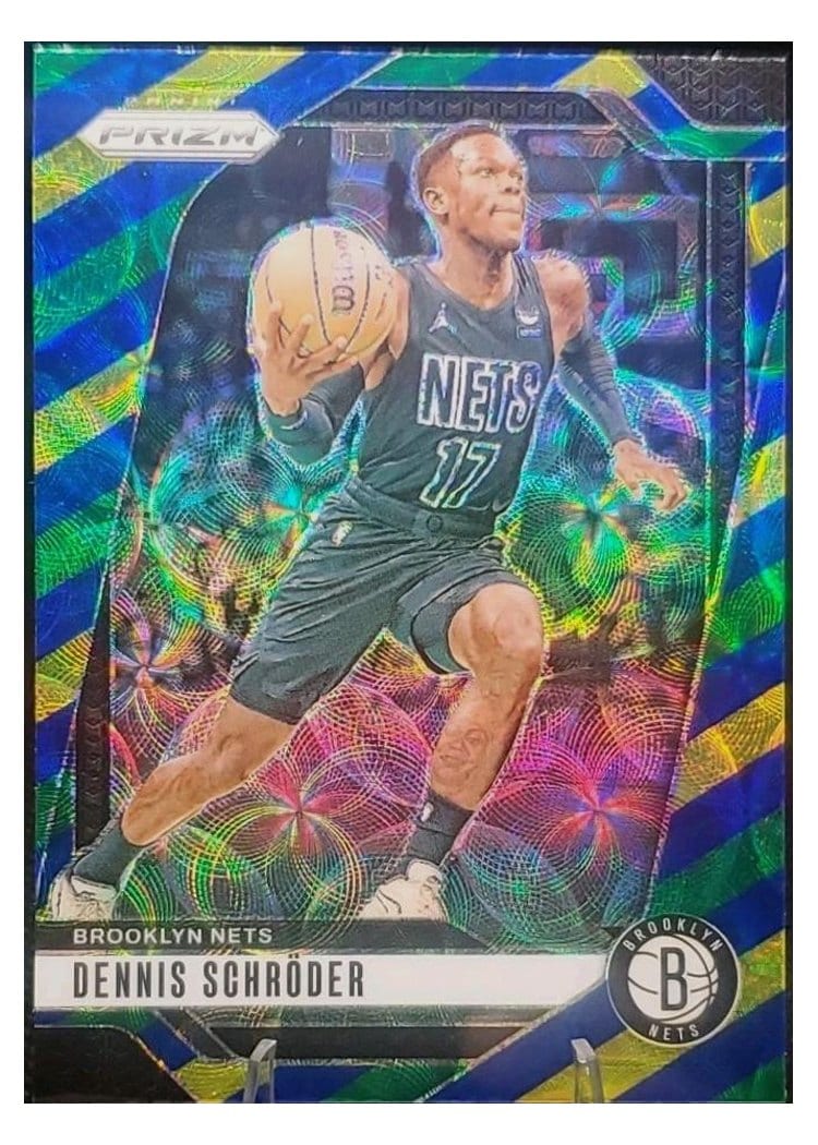 2024-25 Panini Prizm Base Set Dennis Schroder #218 card