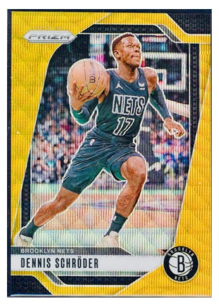 2024-25 Panini Prizm Base Set Dennis Schroder #218 card