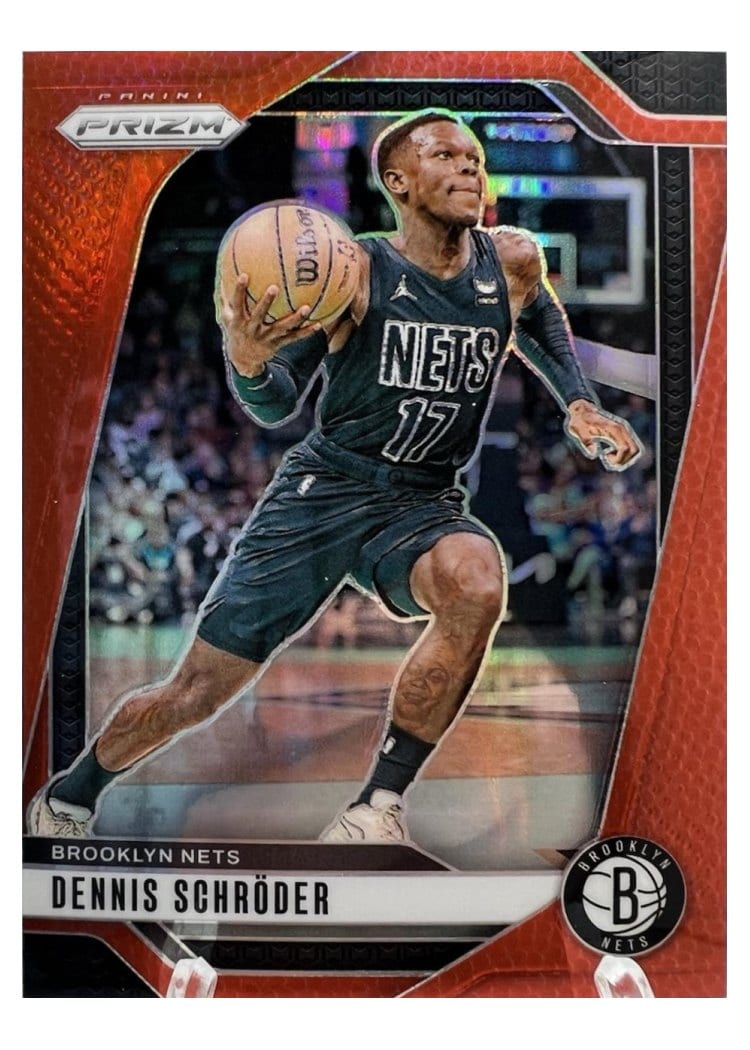 2024-25 Panini Prizm Base Set Dennis Schroder #218 card