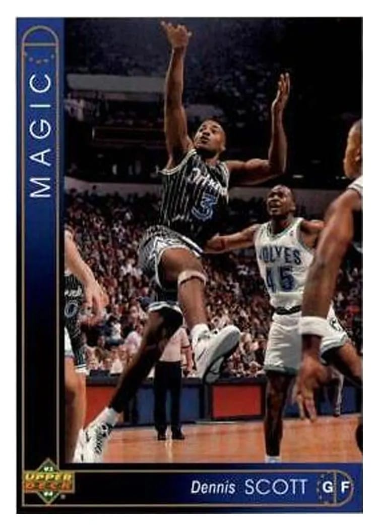 1993 Upper Deck Dennis Scott #43 card