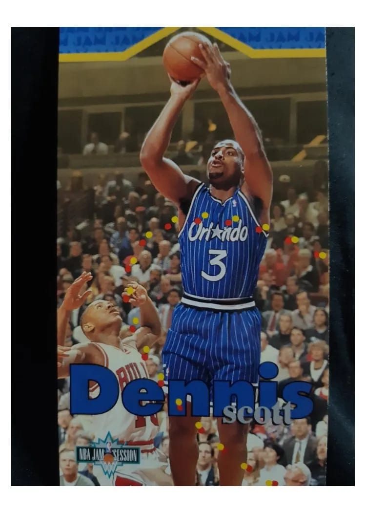 1995 Fleer Jam Session Dennis Scott #78 card