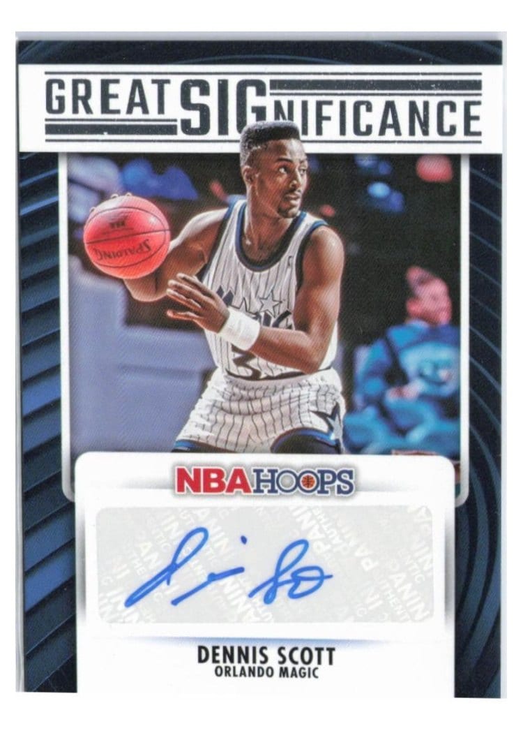 2023-24 Hoops Great SIGnificance Dennis Scott #GS-DEN card