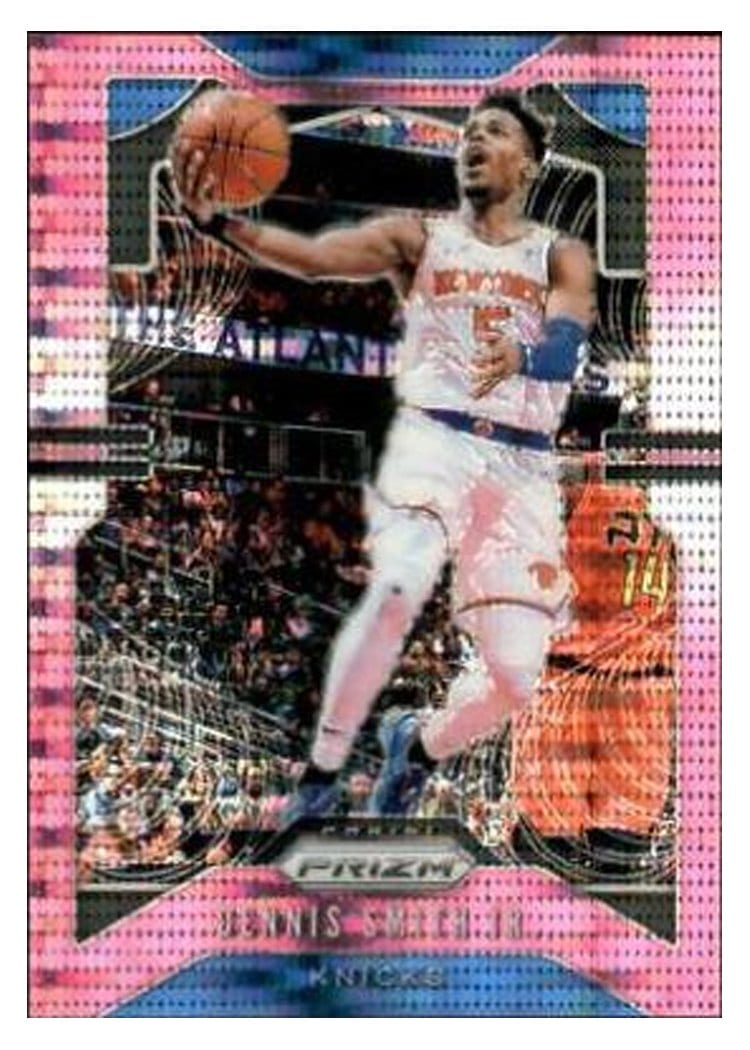 2019-20 Panini Prizm Base Set Dennis Smith Jr. Pink Pulsar Prizm #179 card