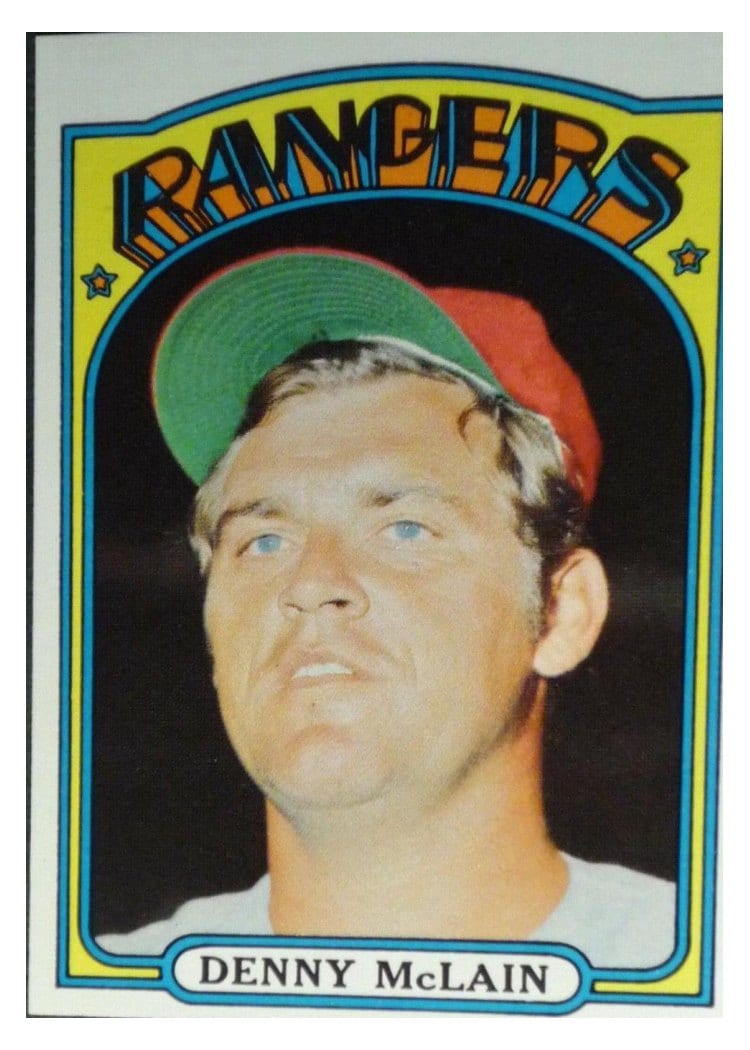 1972 Topps Denny McLain #210 card