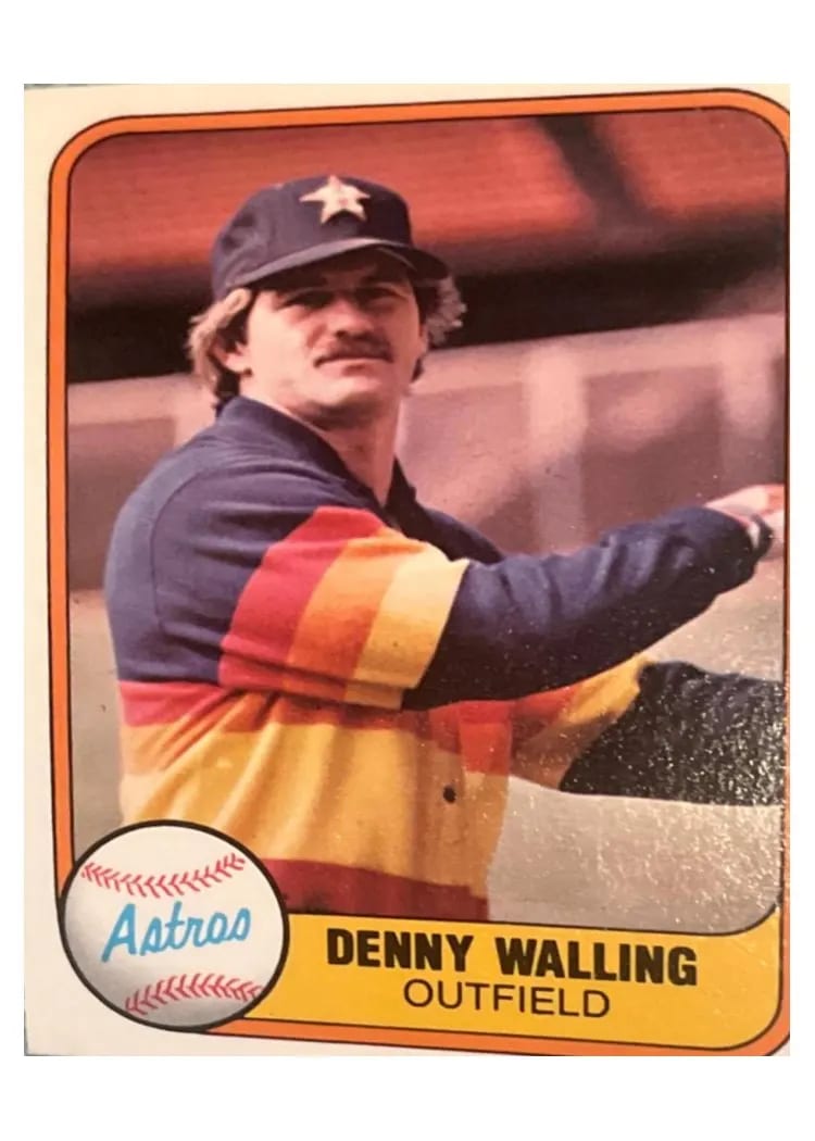 1981 Fleer Denny Walling #66 card