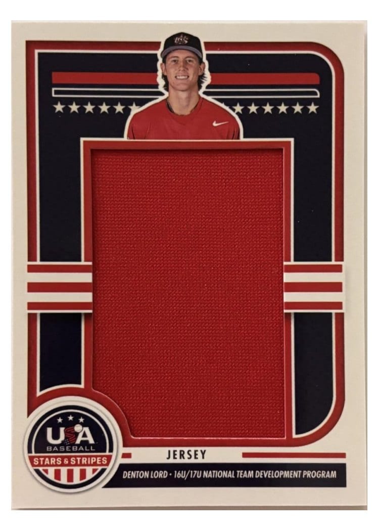 2025 Panini Stars & Stripes Jumbo Material Jersey Denton Lord #JMJ-DL