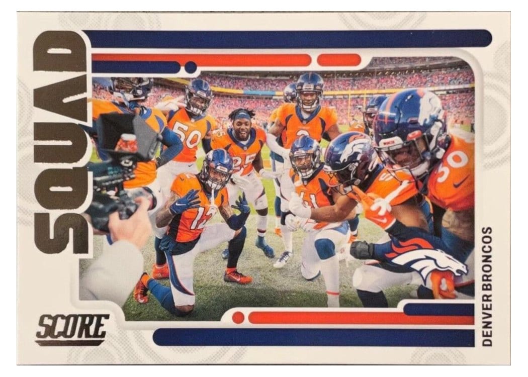 2022 Score Squad Denver Broncos #S2 card