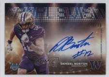 2025 Bowman University Chrome Campus Visit Autographs Denzel Boston #CVA-DB card