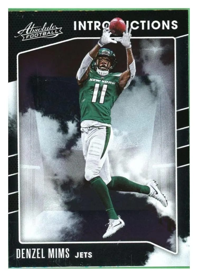 2020 Panini Absolute Introductions Denzel Mims #I-DM card