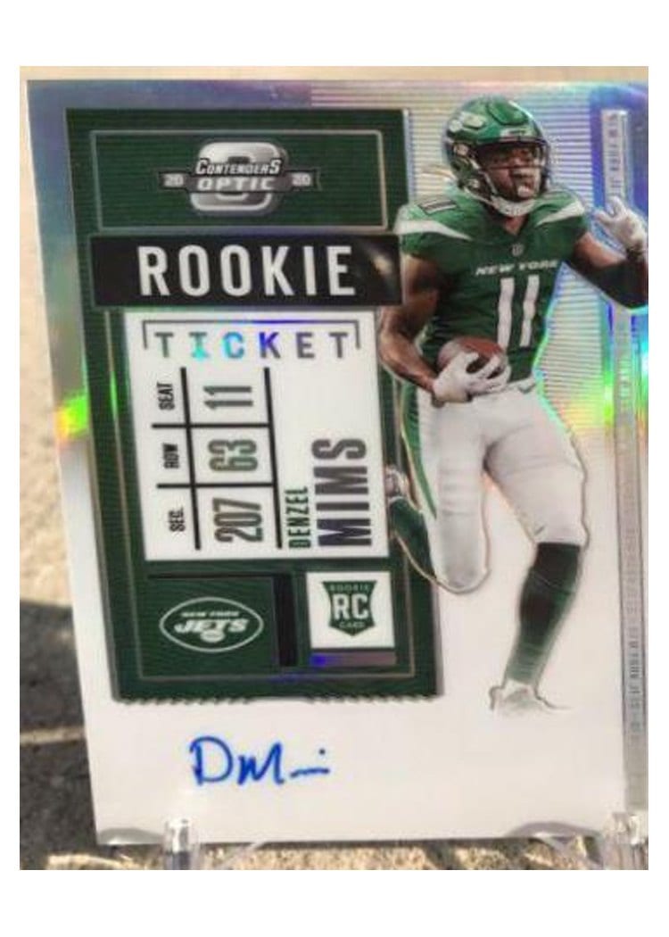 2020 Panini Contenders Optic Base Set Denzel Mims #125 card