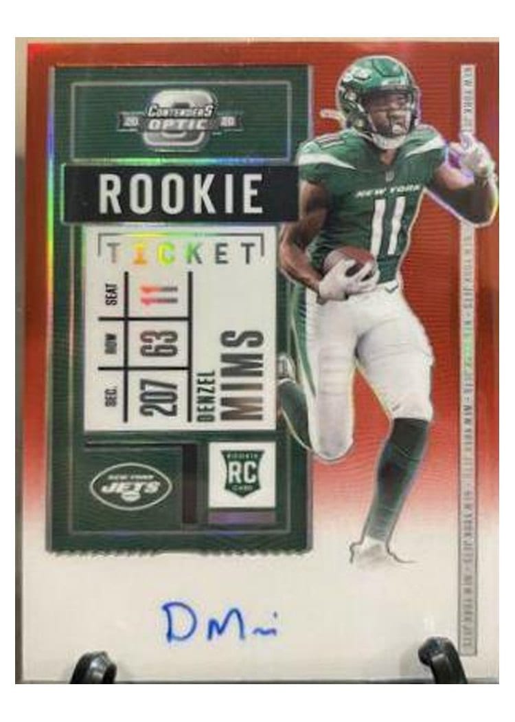 2020 Panini Contenders Optic Base Set Denzel Mims #125 card