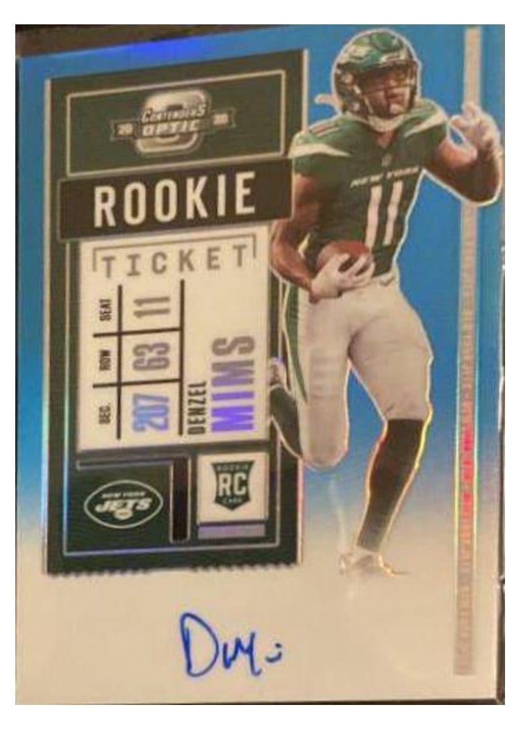 2020 Panini Contenders Optic Base Set Denzel Mims #125 card