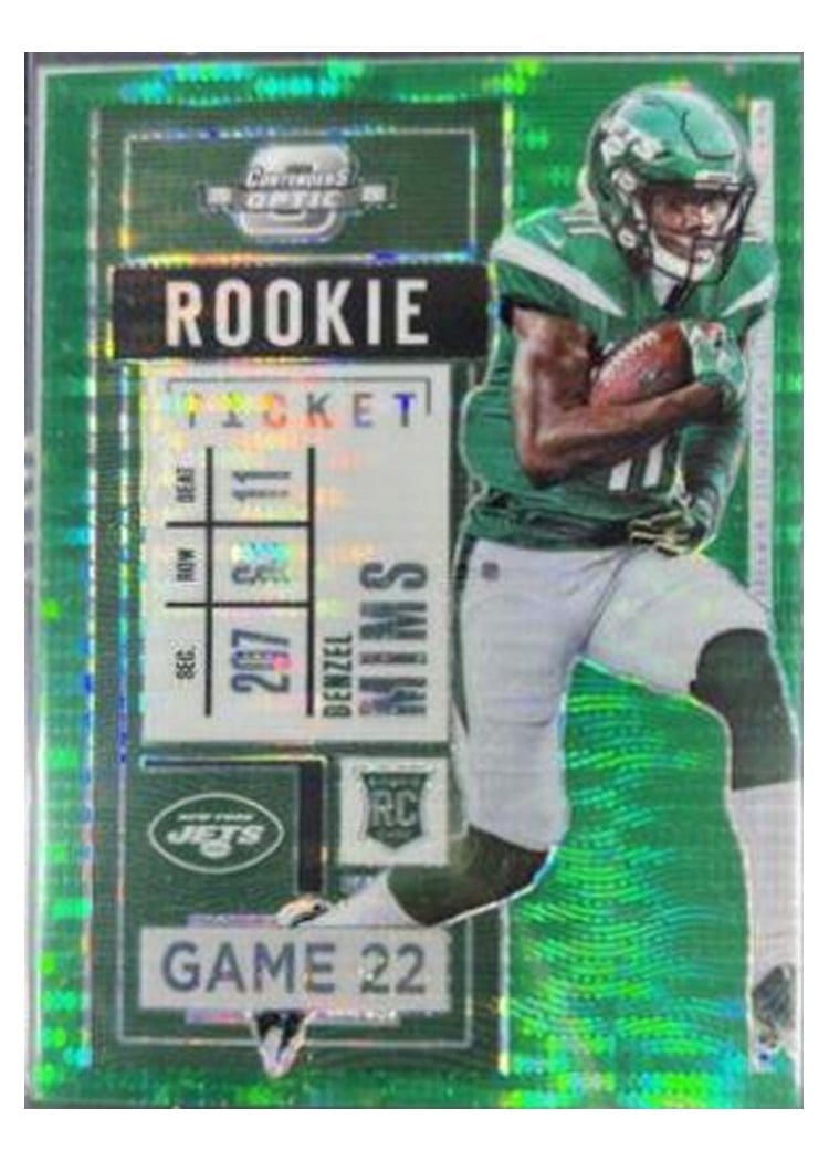 2020 Panini Contenders Optic Base Set Denzel Mims #71 card