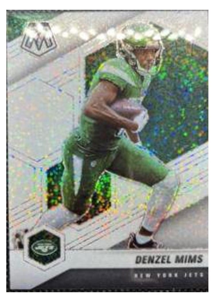 2021 Panini Mosaic Base Set Denzel Mims White Sparkle #158 card