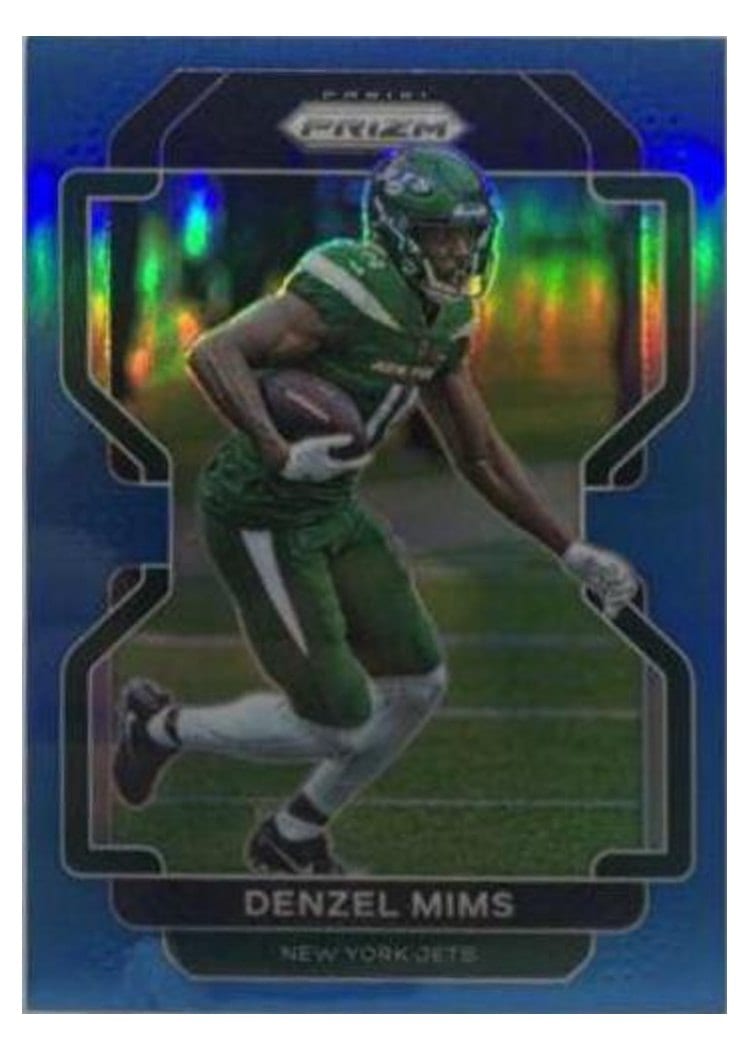 2021 Panini Prizm Base Set Denzel Mims #85 card