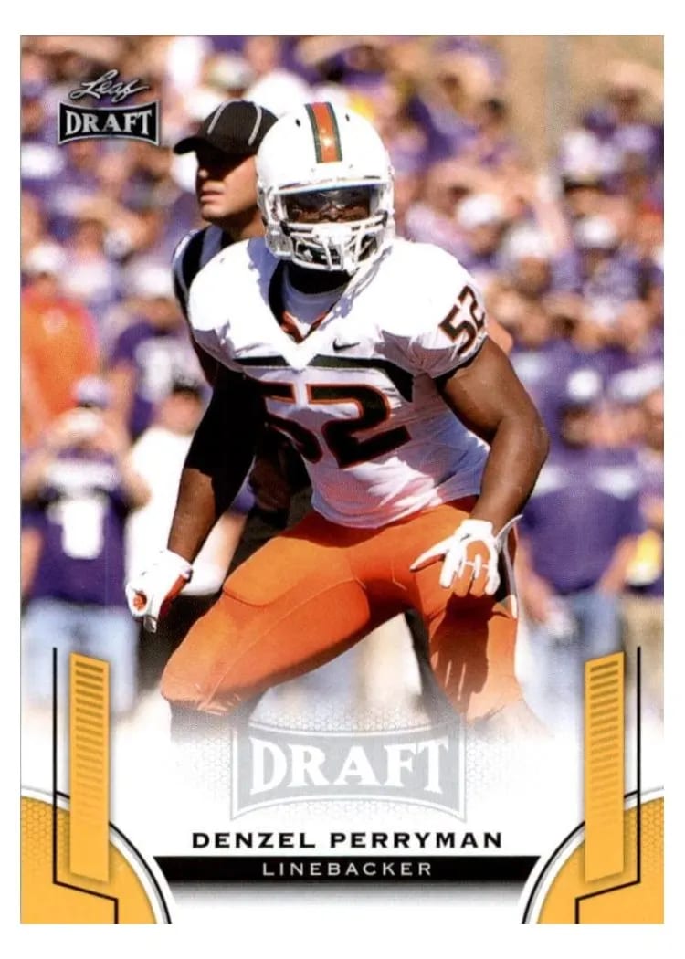 2015 Leaf Draft Denzel Perryman Gold #20 card