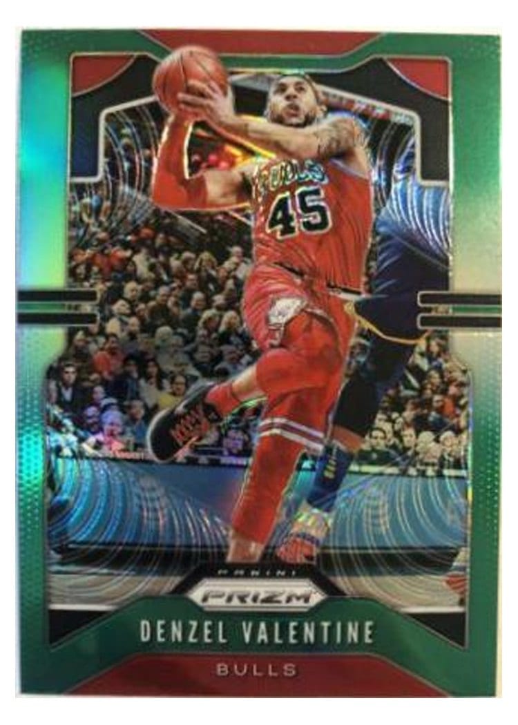 2019-20 Panini Prizm Base Set Denzel Valentine Green Prizm #66 card