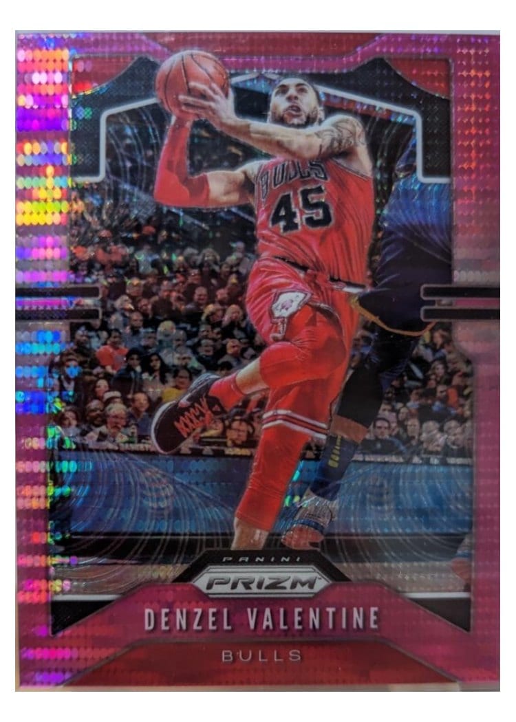 2019-20 Panini Prizm Base Set Denzel Valentine #66 card