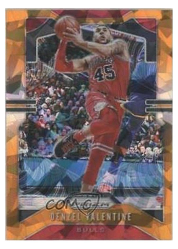 2019-20 Panini Prizm Base Set Denzel Valentine #66 card