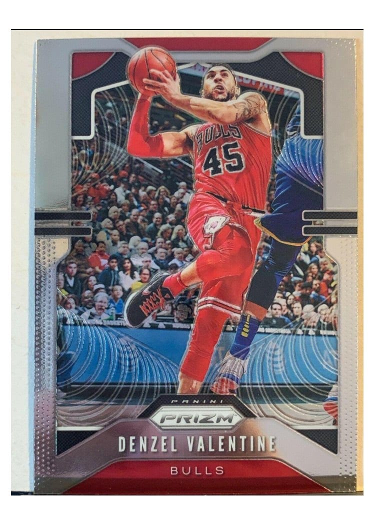 2019-20 Panini Prizm Base Set Denzel Valentine #66 card