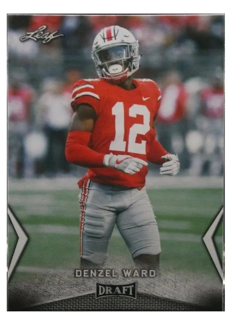 2018 Leaf Draft Denzel Ward #17 card