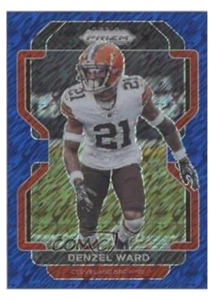 2021 Panini Prizm Base Set Denzel Ward #267 card