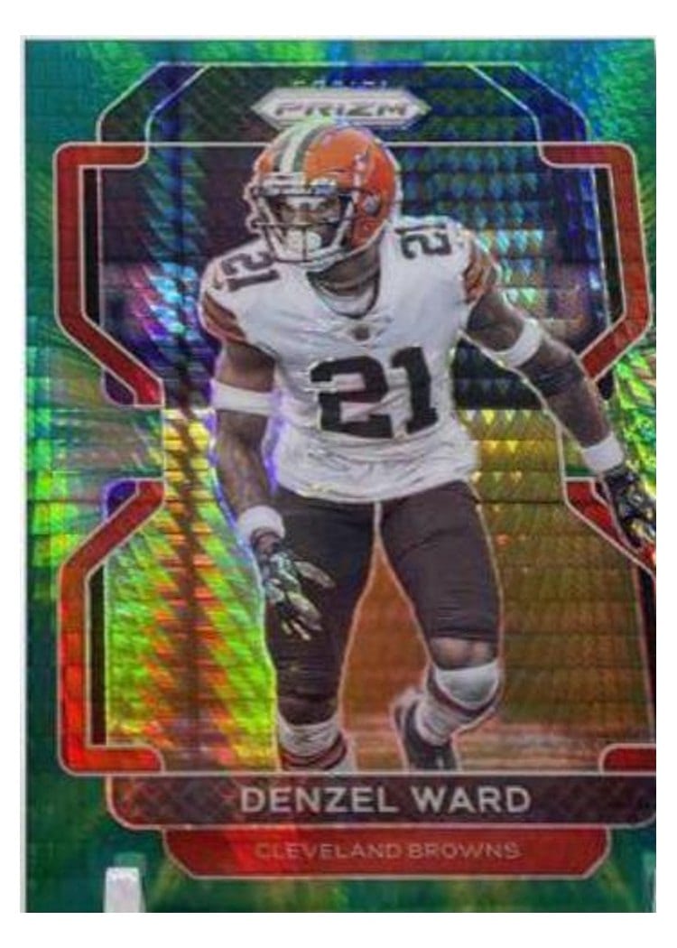2021 Panini Prizm Base Set Denzel Ward #267 card