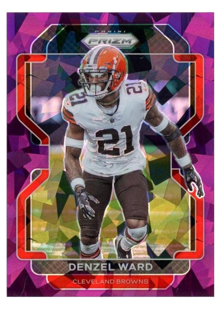 2021 Panini Prizm Base Set Denzel Ward #267 card