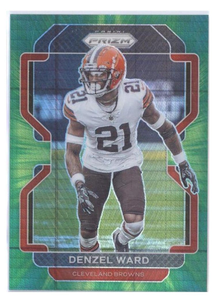 2021 Panini Prizm Base Set Denzel Ward #267 card