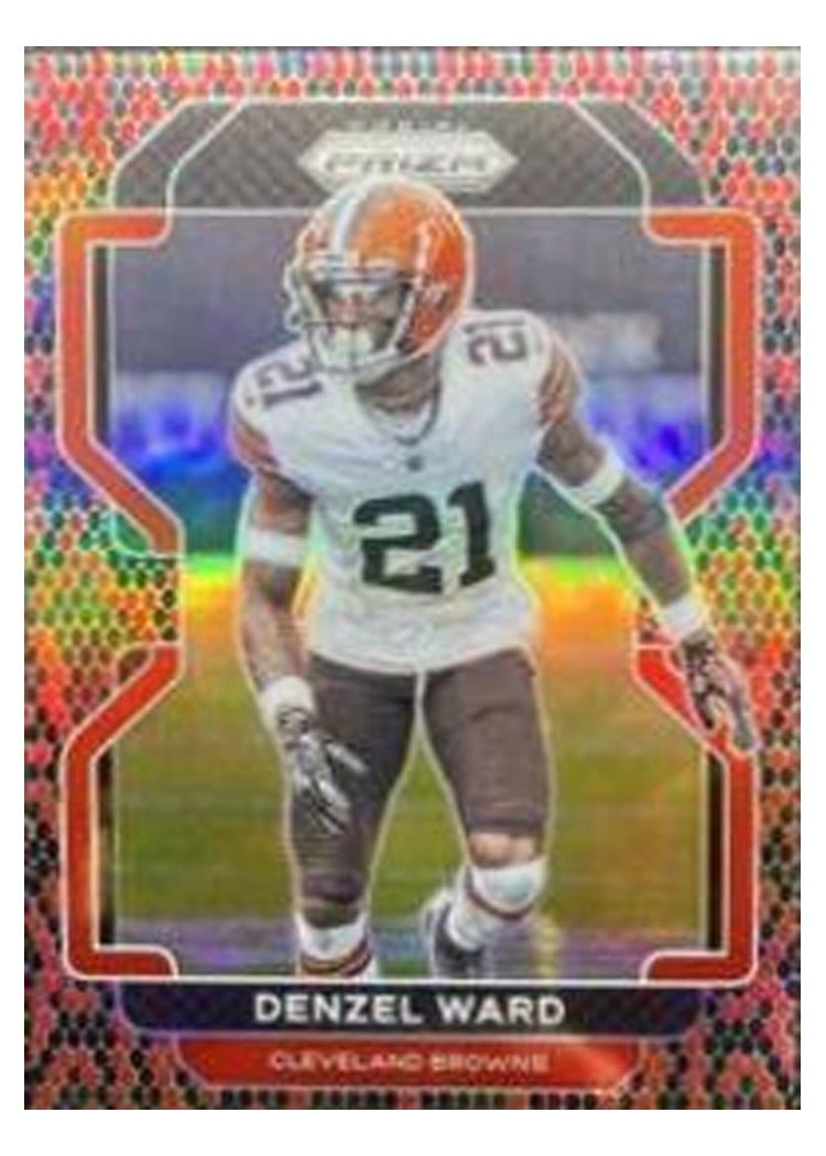 2021 Panini Prizm Base Set Denzel Ward #267 card