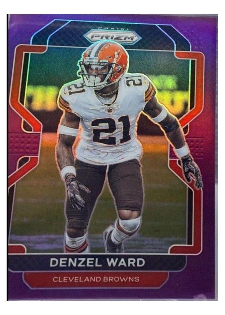 2021 Panini Prizm Base Set Denzel Ward #267 card