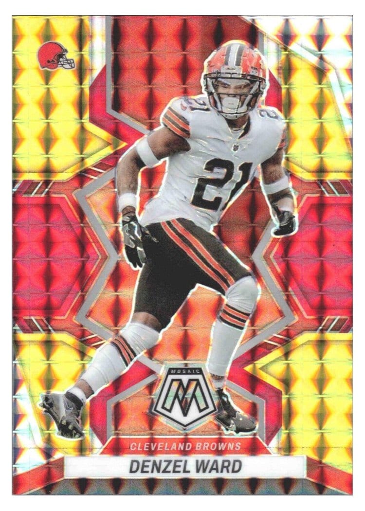 2022 Panini Mosaic Base Set Denzel Ward #230 card