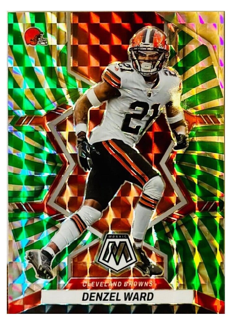 2022 Panini Mosaic Base Set Denzel Ward #230 card