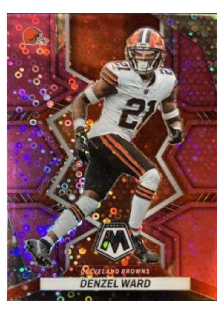 2022 Panini Mosaic Base Set Denzel Ward No Huddle Pink #230 card