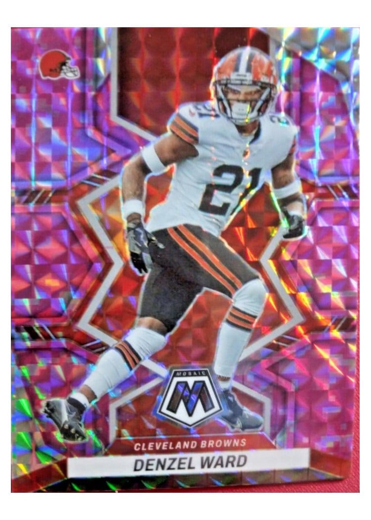 2022 Panini Mosaic Base Set Denzel Ward #230 card