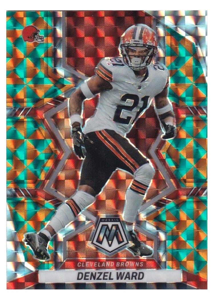 2022 Panini Mosaic Base Set Denzel Ward #230 card