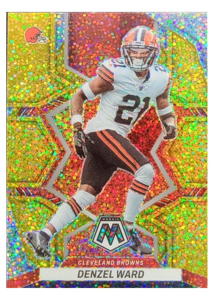 2022 Panini Mosaic Base Set Denzel Ward #230 card