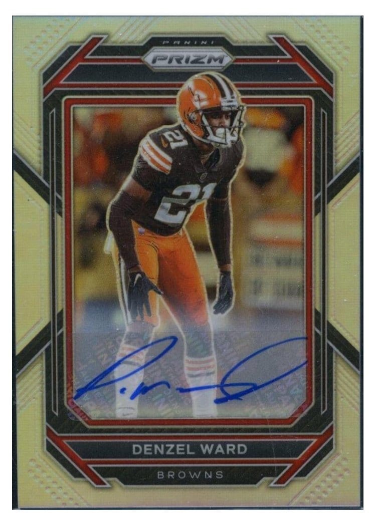 2022 Panini Prizm Base Set Denzel Ward #73 card