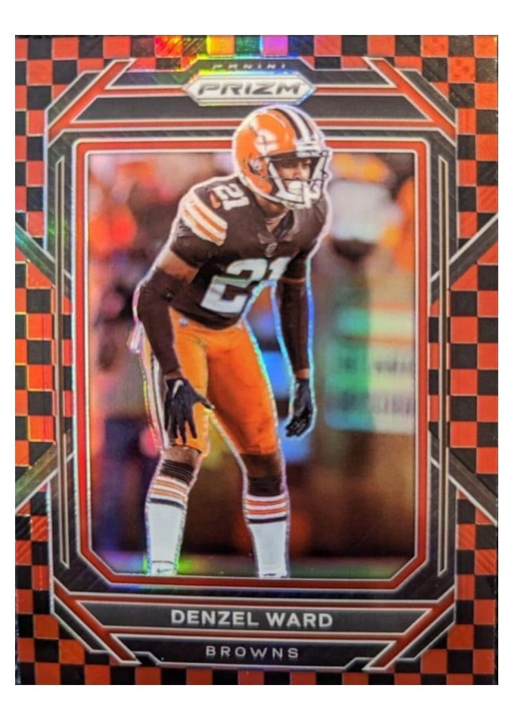 2022 Panini Prizm Base Set Denzel Ward #73 card