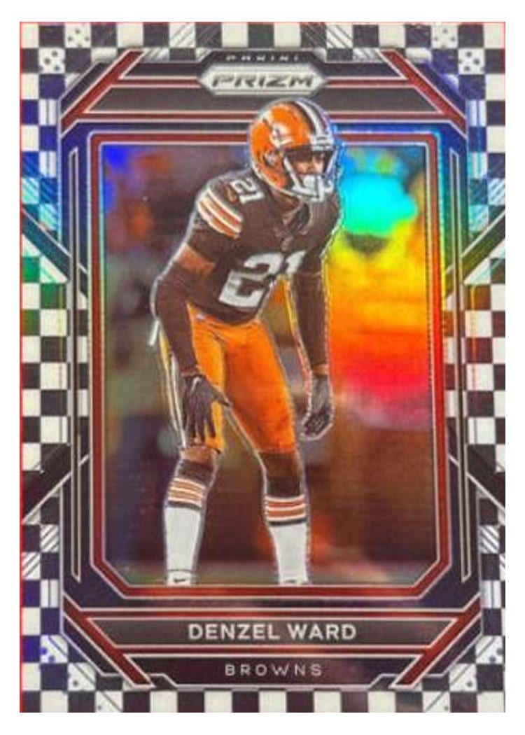 2022 Panini Prizm Base Set Denzel Ward #73 card