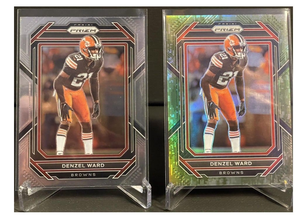 2022 Panini Prizm Base Set Denzel Ward #73 card